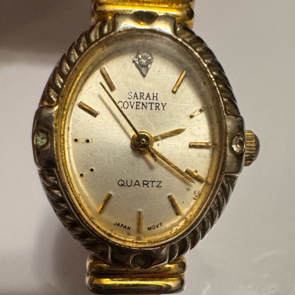 Sarah Coventry Gold and Silver Women's Watch